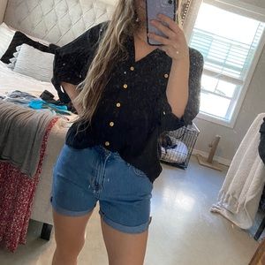 Button Down Casual Top